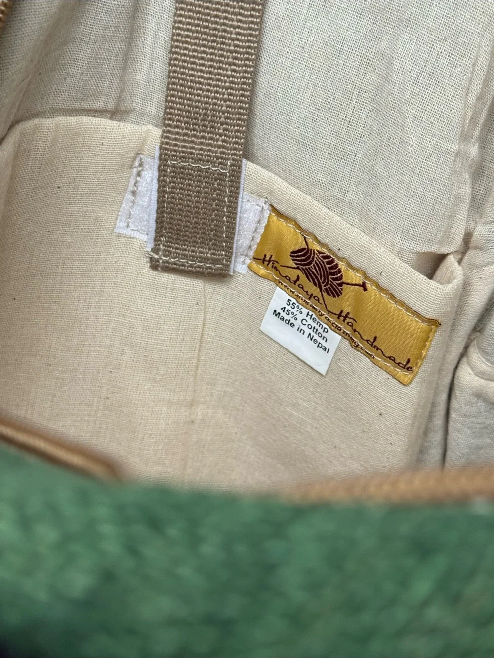 HIMALAYA HEMP woven small backpack
